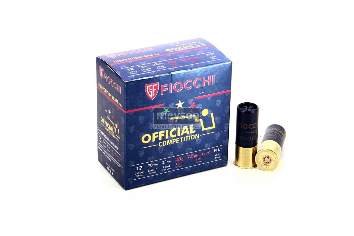 1 Boîte de 25 cartouches FIOCCHI Official 28 - 7.5 