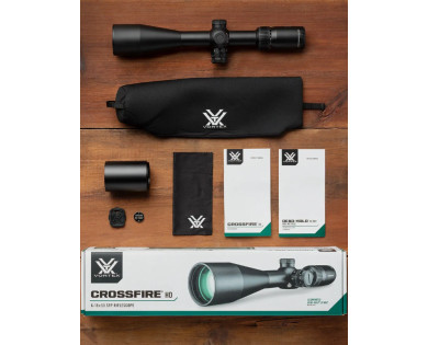 Lunette VORTEX Crossfire HD 6-18x50 - réticule Dead Hold 2A BDC SFP (MOA)