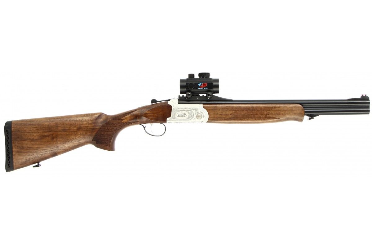 Pack Fusil Superposé Manuchasse Ultralight A-TAC Battue Slug bois 47CM calibre 20/76 + Point Rouge RD30 