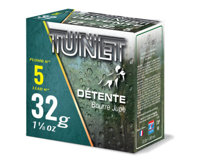 Cartouches Tunet Détente calibre 12/70 - No 5