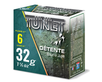 Cartouches Tunet Détente calibre 12/70 - No 6