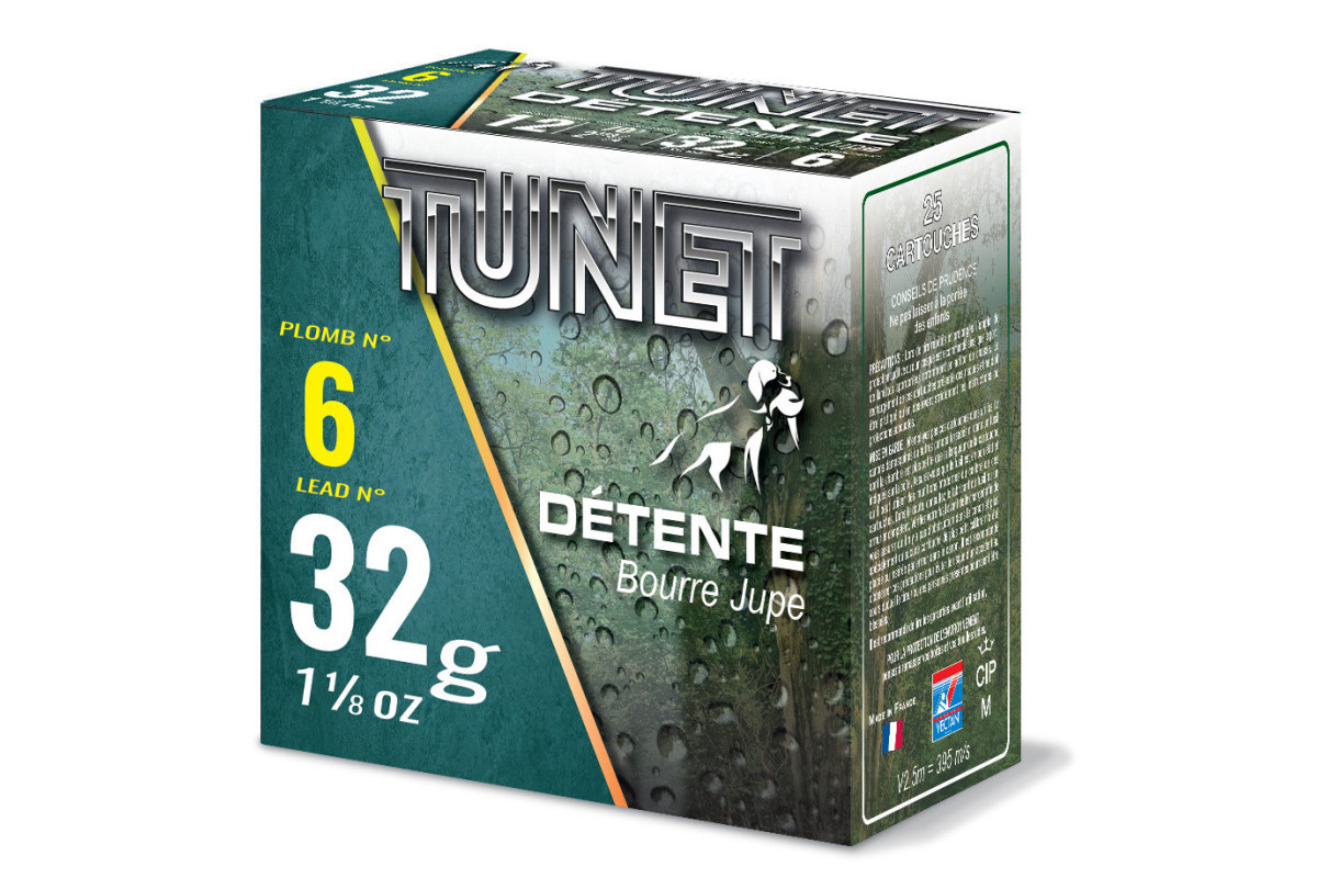 Cartouches Tunet Détente calibre 12/70