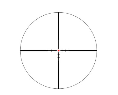 Lunette VORTEX Crossfire HD 1-4x24 - réticule Dead Hold 2A BDC SFP (MOA)