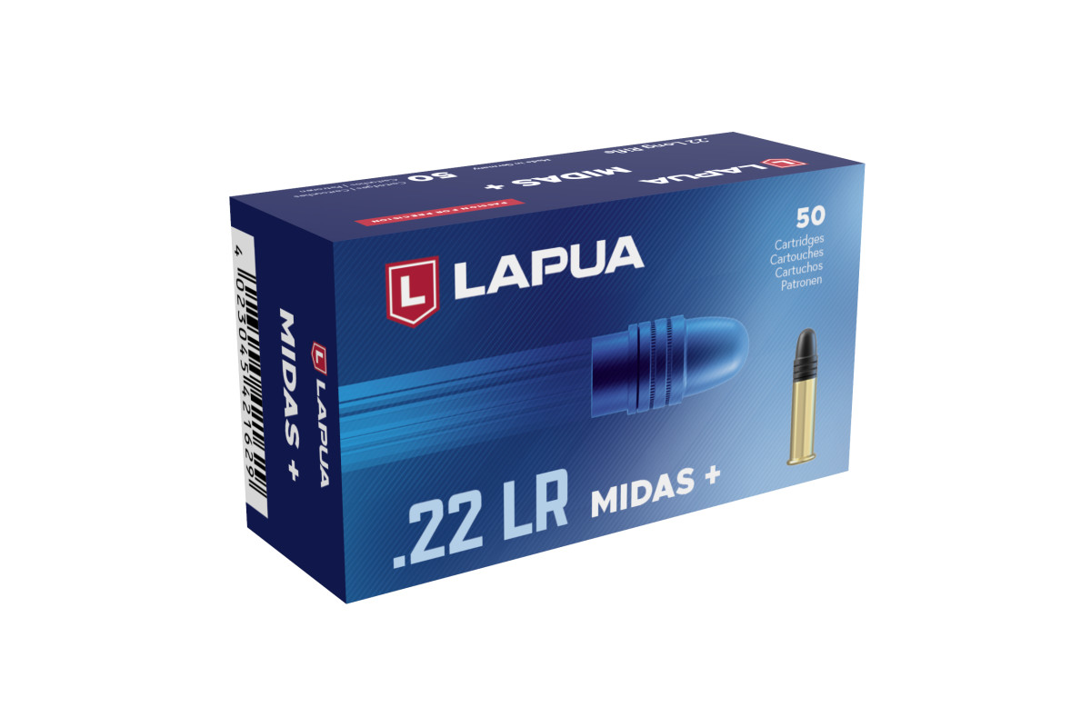 Cartouches LAPUA 22lr MIDAS+ Cartouches LAPUA 22lr MIDAS+