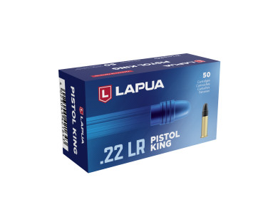 Cartouches LAPUA 22lr PISTOL KING