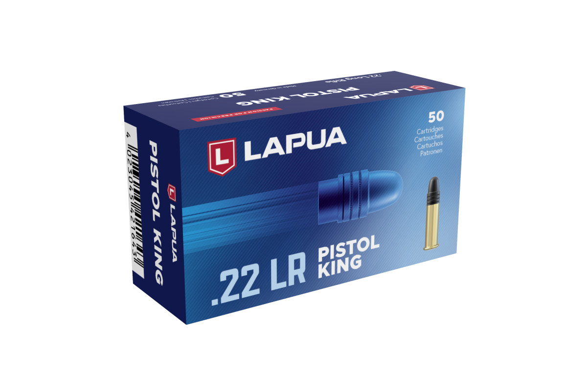 Cartouches LAPUA 22lr PISTOL KING