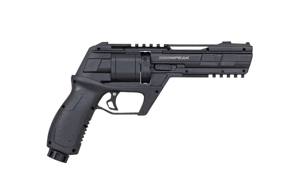 Pack revolver SNOWPEAK CP300 calibre .50 - 13 joules + capsules de CO2 + 100 billes caoutchouc Pack revolver SNOWPEAK CP300 calibre .50 - 13 joules + capsules de CO2 + 100 billes caoutchouc