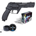 Pack revolver SNOWPEAK CP300 calibre .50 - 13 joules + capsules de CO2 + 100 billes caoutchouc