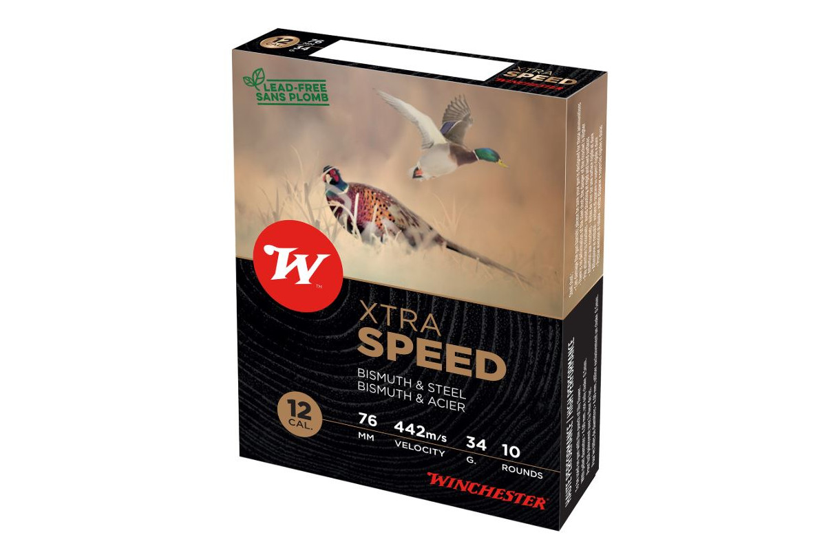 Cartouches WINCHESTER Xtra Speed HP calibre 12/76 - n° 4 & 5 Cartouches WINCHESTER Xtra Speed HP calibre 12/76 - n° 4 & 5
