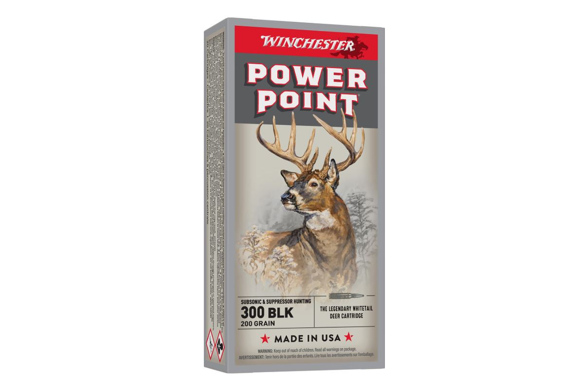 Munitions WINCHESTER Power Point calibre 300BLK 150 grains Munitions WINCHESTER Power Point calibre 300BLK 150 grains
