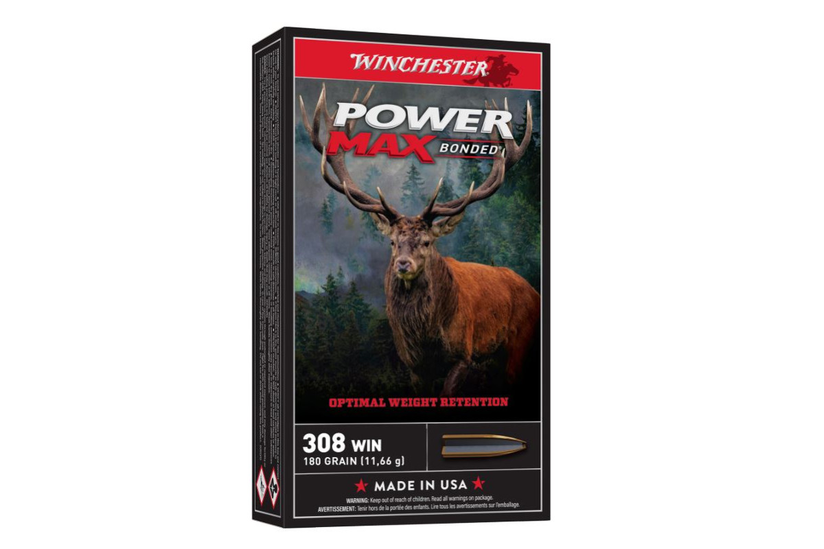 Munitions Winchester calibre 308 Win Power Max Bonded 180 grs Munitions Winchester calibre 308 Win Power Max Bonded 180 grs