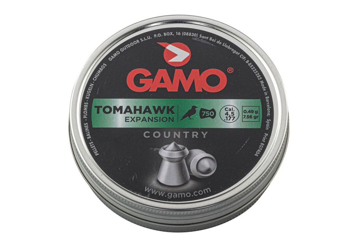 Plombs Gamo Tomahawk Expansion calibre 4.5 mm - boîte de 750 Plombs Gamo Tomahawk Expansion calibre 4.5 mm - boîte de 750