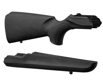 Ensemble crosse + devant synthétique noir d'origine pour carabine BERETTA BRX1