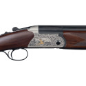 Fusil superposé HUGLU Eagle gravé perdrix - faisan