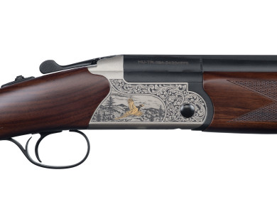 Fusil superposé HUGLU Eagle gravé perdrix - faisan