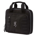 Etui noir semi-rigide double compartiment BROWNING pour pistolets Factor double pistol case