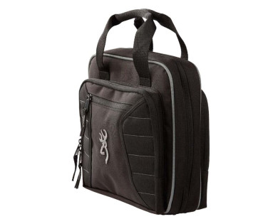 Etui noir semi-rigide double compartiment BROWNING pour pistolets Factor double pistol case