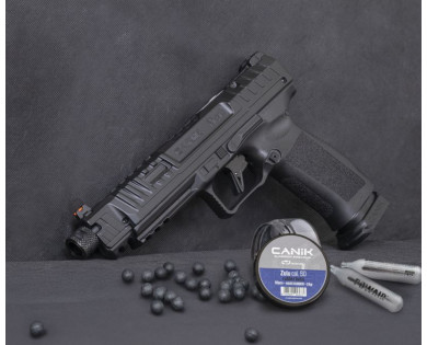 Pistolet de défense CANIK Rival Co2 C50 calibre .50 + 50 billes caoutchouc