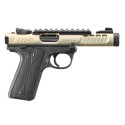Pistolet RUGER Mark IV 22/45 Lite Champagne anodisé calibre 22LR 4.4"