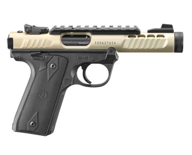 Pistolet RUGER Mark IV 22/45 Lite Champagne anodisé...