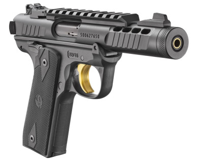 Pistolet RUGER Mark IV 22/45 Lite Noir anodisé calibre 22LR 4.4"
