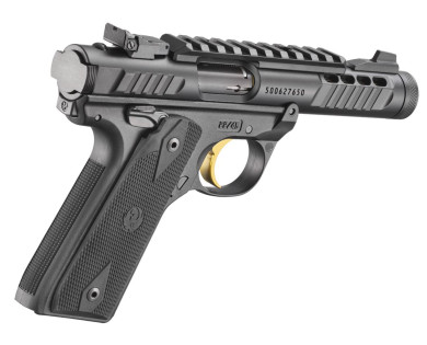 Pistolet RUGER Mark IV 22/45 Lite Noir anodisé calibre 22LR 4.4"