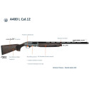 Fusil semi-automatique BERETTA A400 L Chasse calibre 12/76