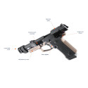 Pistolet BERETTA 80x Cheetah Tactical Special Edition calibre 9mm Court