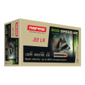 Munitions NORMA calibre 22LR ECO-SPEED-22 HP sans plomb zinc 24 grains - boîte de 50