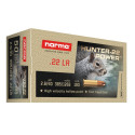 Munitions NORMA calibre 22LR HUNTER-22 POWER HP plomb cuivre 40 grains - boîte de 50