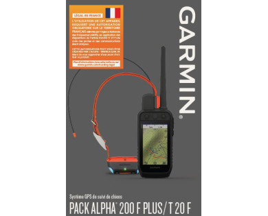 Pack GPS GARMIN centrale Alpha 200F Plus avec collier T20F