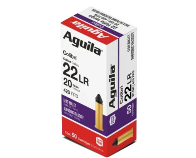 Munitions AGUILA 22 LR Colibri Subsonic 20grs