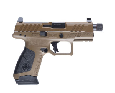 Pistolet Beretta APX A1 Compact Tactical FDE calibre 9x19