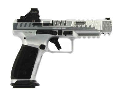 Pistolet CANIK SFX Rival-S chromé calibre 9x19 + Holosun...