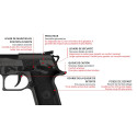 Pistolet semi-automatique BERETTA 94x Performance Optic Ready calibre 9x19