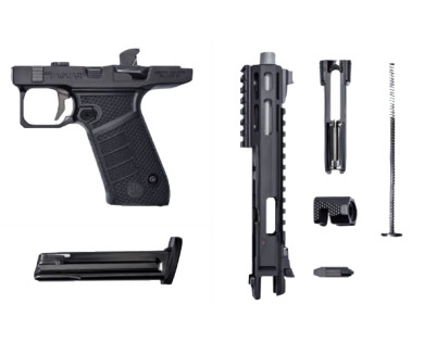 Pistolet semi-automatique BERETTA B22 Jaguar Tac Metal noir fileté calibre 22LR