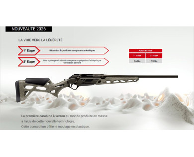 Carabine à verrou BENELLI Lupo Alpha BE.S.T Gun Metal Grey