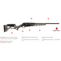 Carabine à verrou BENELLI Lupo Alpha BE.S.T Gun Metal Grey