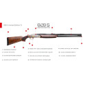 Fusil BENELLI 828S Silver "Limited Edition" Advance Impact calibre 12/76