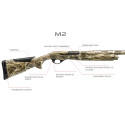 Fusil semi-automatique BENELLI M2 Pro Max7 comfortech calibre 12/76