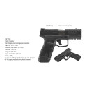 Pistolet STOEGER STR9 Thinline noir Optic Ready calibre 9x19