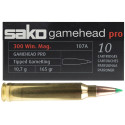 Munitions SAKO Gamehead Pro calibre 300 Win Mag 10.7g 165grains