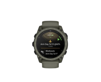 Montre GPS GARMIN Tactix 8 Amoled Cerakote 51 Sapphire bracelet vert