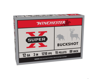 Winchester Chevrotine Super X Buckshot 12/76 15 grains