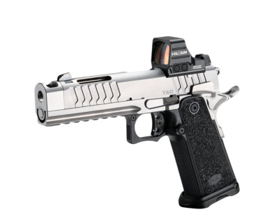 Pistolet BUL SAS II Tac Comp 5'' silver calibre 9x19 (point rouge non inclus)