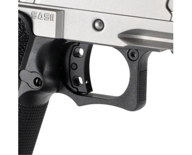 Pistolet BUL SAS II Tac Comp 5'' silver calibre 9x19 (point rouge non inclus)