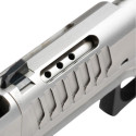 Pistolet BUL SAS II Tac Comp 5'' silver calibre 9x19 (point rouge non inclus)