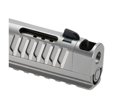 Pistolet BUL SAS II Tac Comp 5'' silver calibre 9x19 (point rouge non inclus)