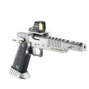 Pistolet BUL SASII Bullesteros 2023 silver calibre 9x19 canon 5,7 '' (point rouge non inclus)