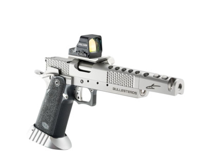 Pistolet BUL SASII Bullesteros 2023 silver calibre 9x19 canon 5,7 '' (point rouge non inclus)